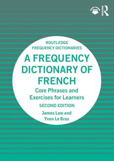 A Frequency Dictionary of French, Second Edition