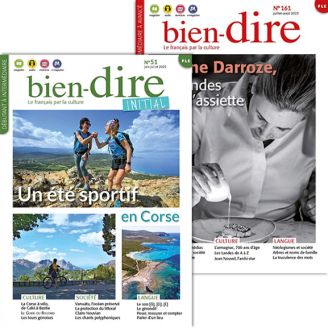 Bien-dire and Bien-dire Initial French Audio Magazines - Exclusive Renewal Offer