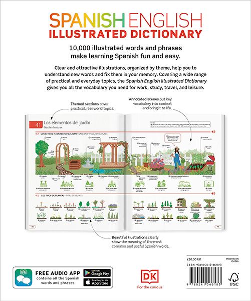 Spanish English Illustrated Dictionary: A Bilingual Visual 